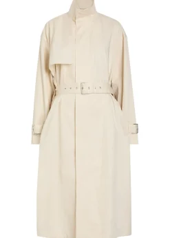 The Field belted cotton trench coat