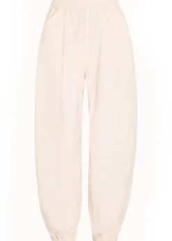 The Forbes balloon-leg cotton trousers