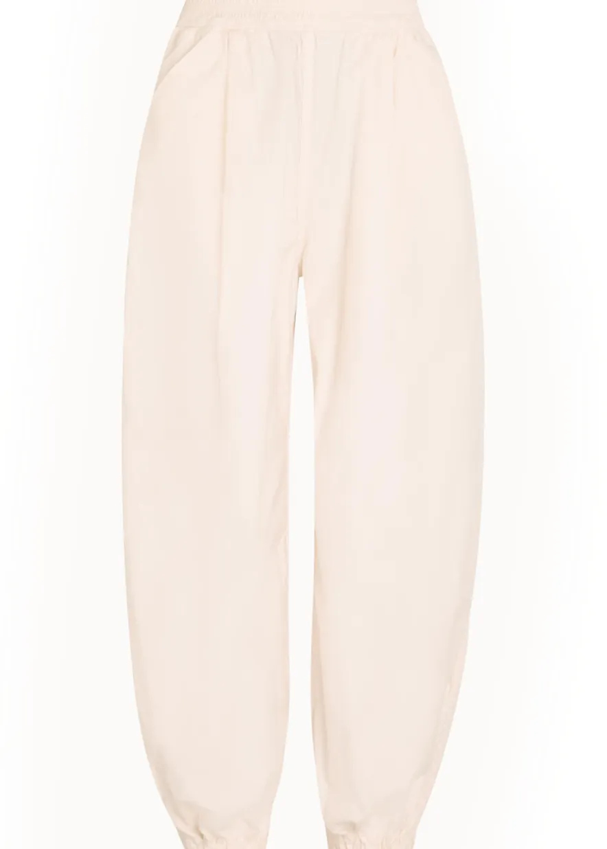 The Forbes balloon-leg cotton trousers