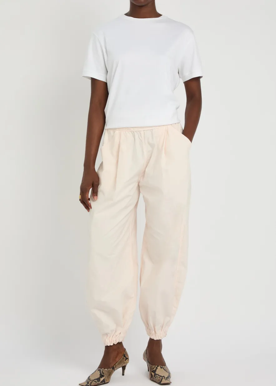 The Forbes balloon-leg cotton trousers