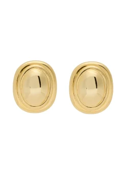 The Franka 18kt gold-plated stud earrings
