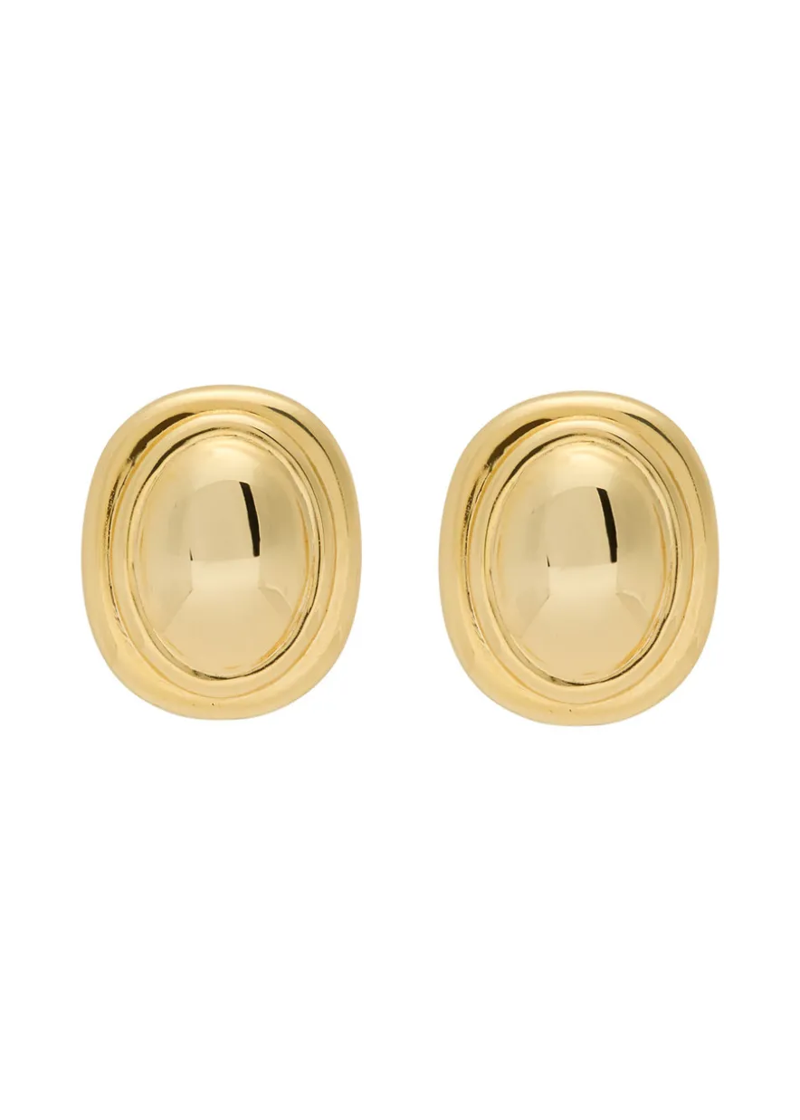 The Franka 18kt gold-plated stud earrings