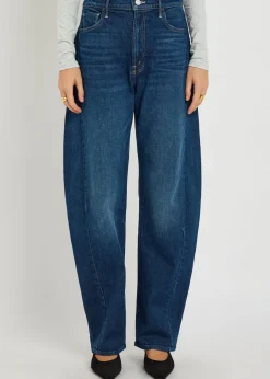 The Full-Pipe Skimp barrel-leg jeans