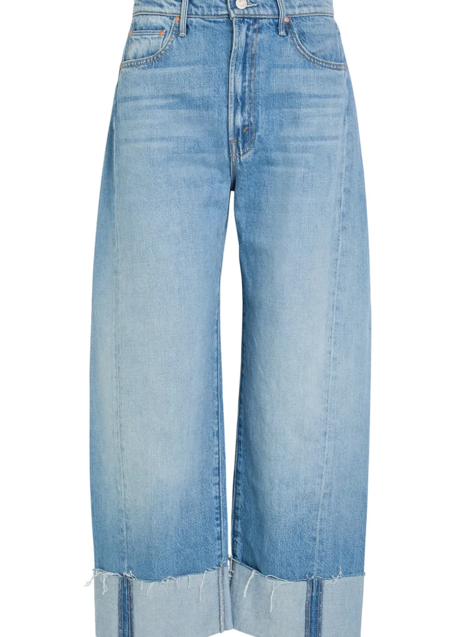 The Half-Pipe Ankle turn-up barrel-leg jeans