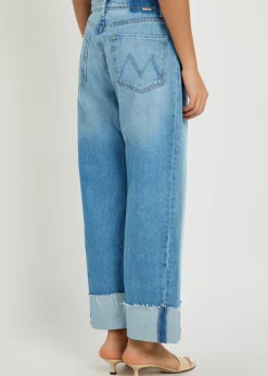 The Half-Pipe Ankle turn-up barrel-leg jeans