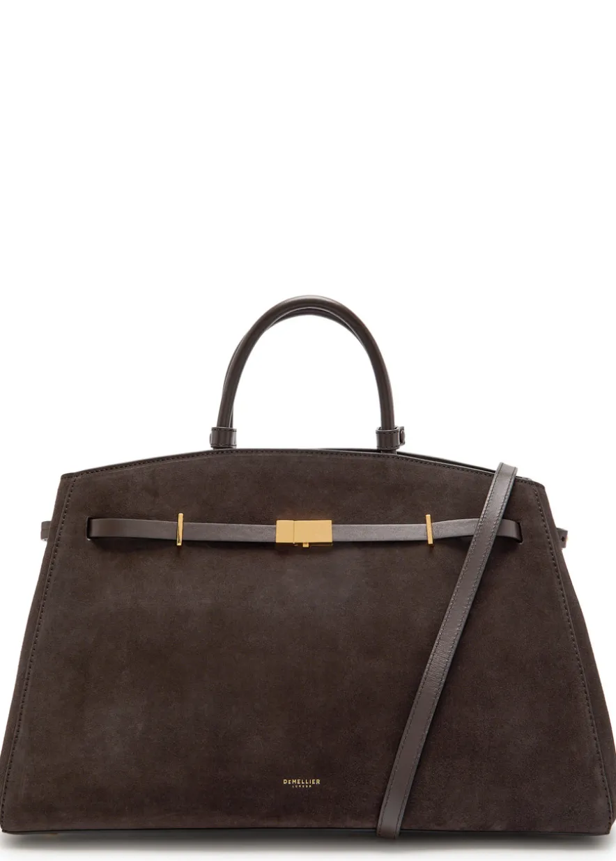 The Hudson grained leather top handle bag