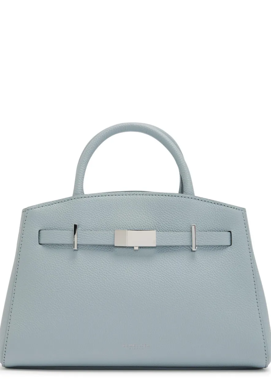 The Hudson small grained leather top handle bag
