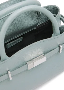 The Hudson small grained leather top handle bag