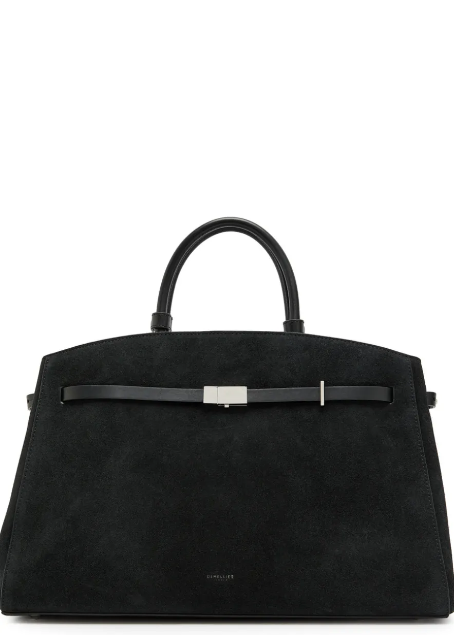 The Hudson suede top handle bag
