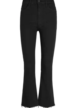 The Hustler Ankle Fray slim flared-leg jeans
