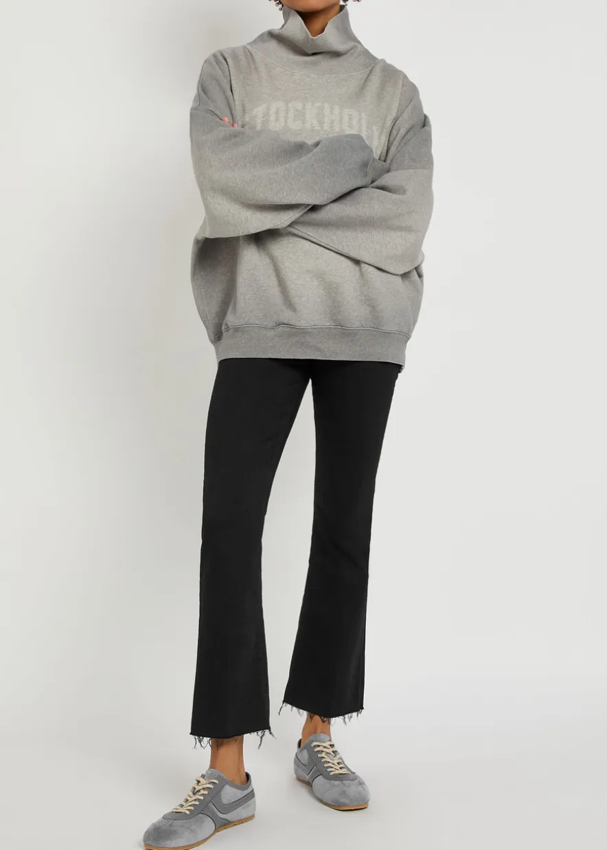 The Hustler Ankle Fray slim flared-leg jeans