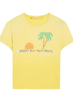 The Itty Bitty Ringer printed cotton T-shirt