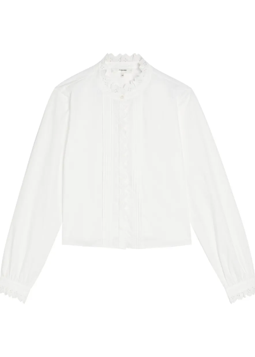The Keepsake broderie anglaise cotton-poplin blouse