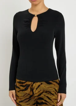 The Keyhole stretch-rayon top