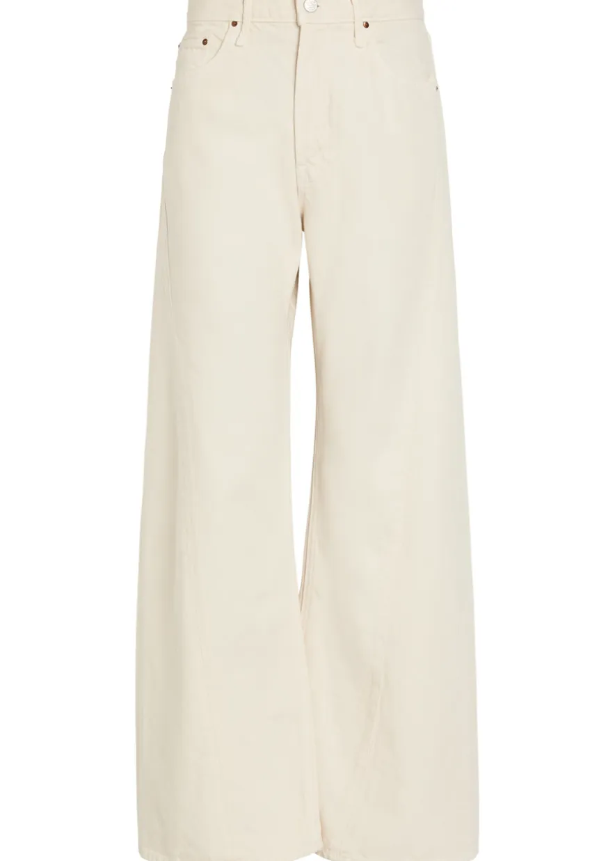The Lemon Twist wide-leg jeans