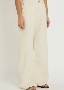 The Lemon Twist wide-leg jeans