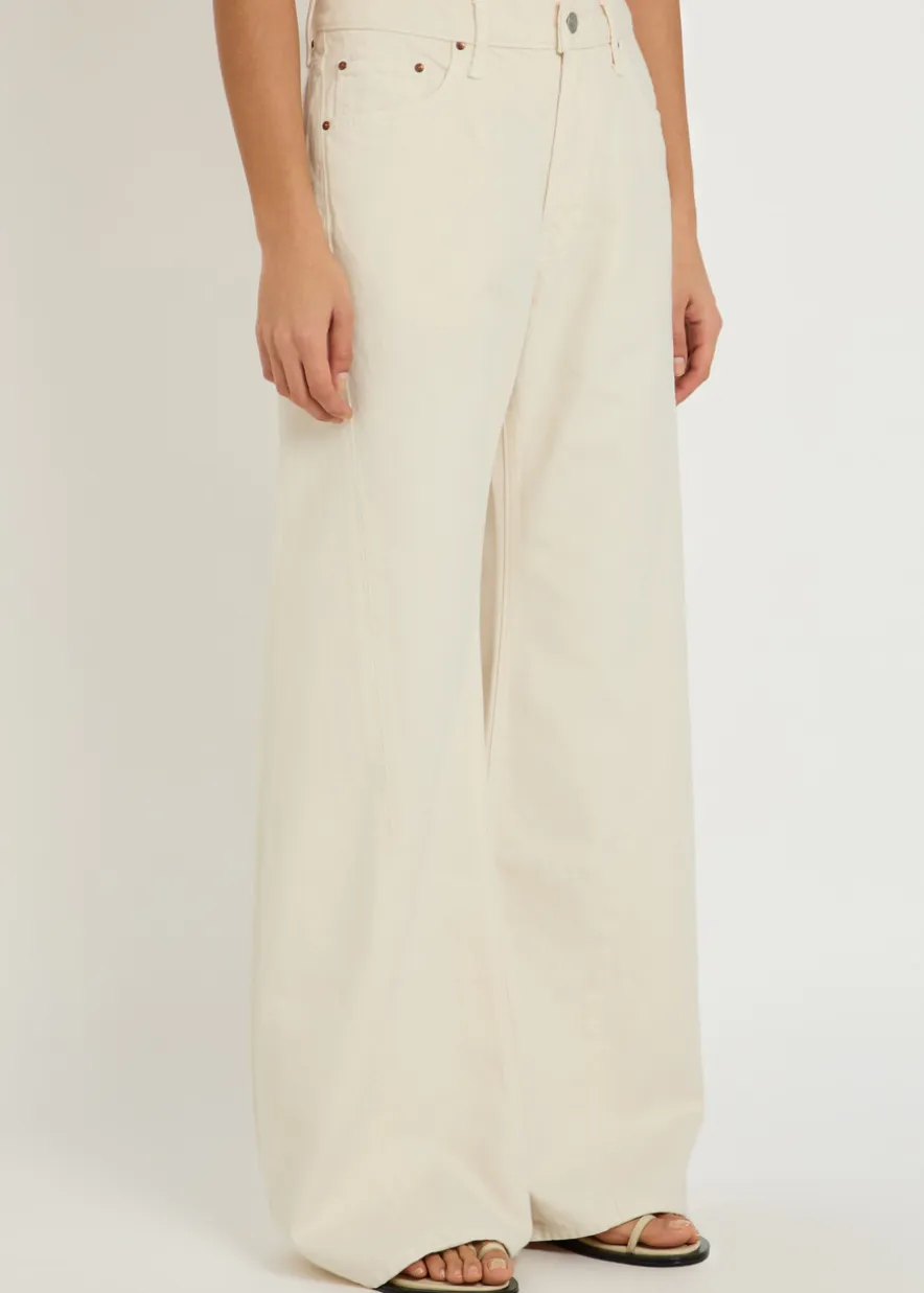 The Lemon Twist wide-leg jeans