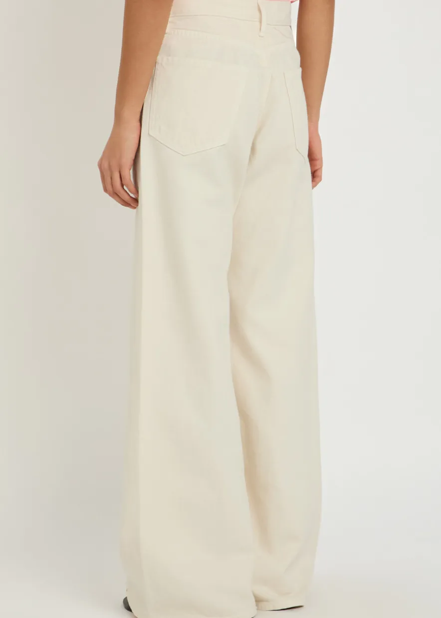 The Lemon Twist wide-leg jeans