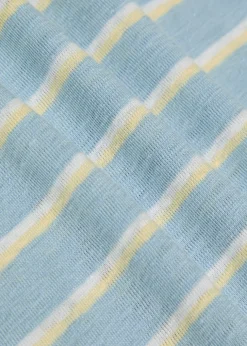 The Linen Baby striped stretch-linen T-shirt
