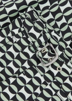 The London printed shell swim shorts