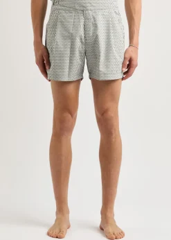 The London printed shell swim shorts