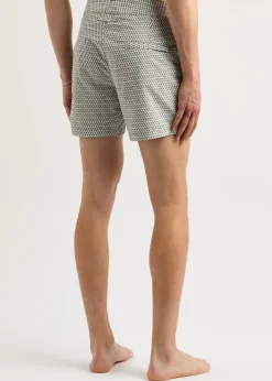 The London printed shell swim shorts