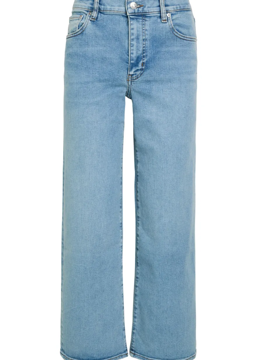 The Mellow wide-leg cropped jeans