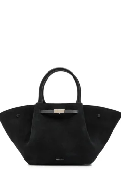 The Midi New York grained leather tote bag