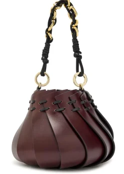 The Mini Burundi panelled leather bucket bag