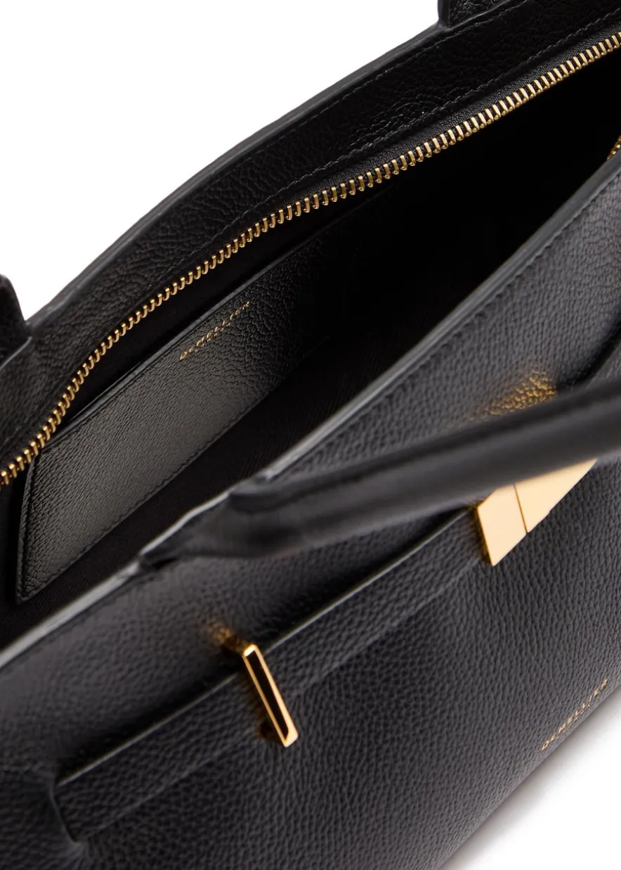 The New York grained leather shoulder bag