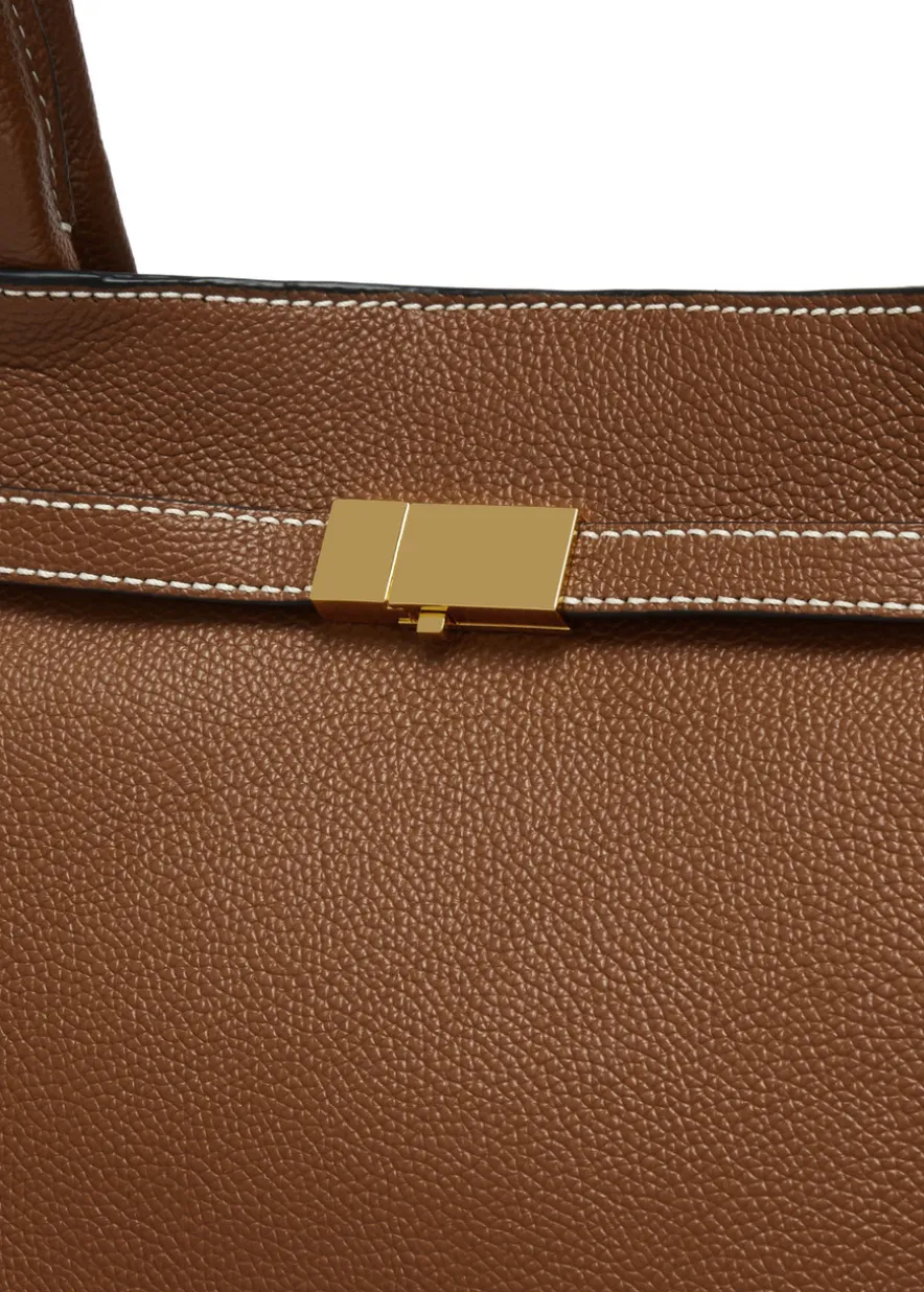 The New York grained leather tote