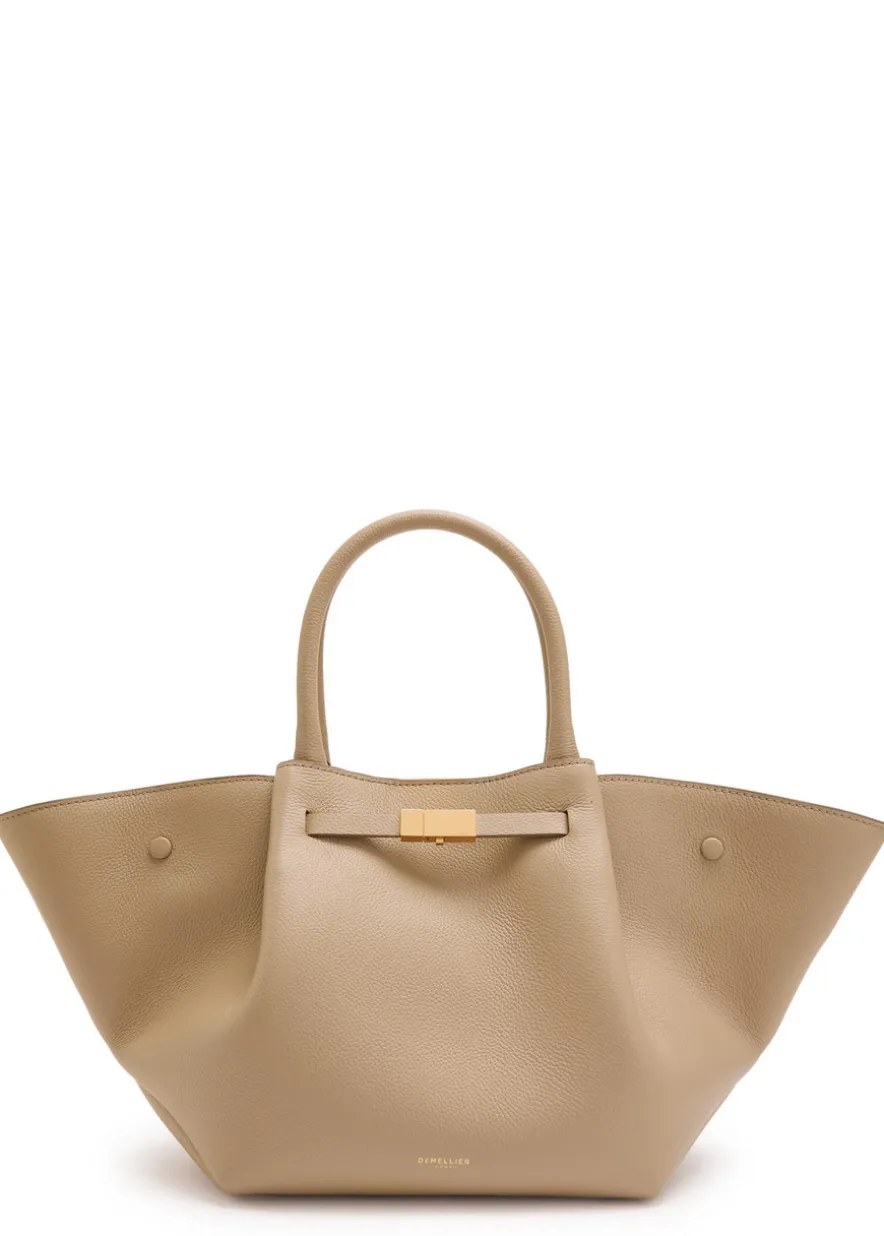 The New York midi grained leather tote