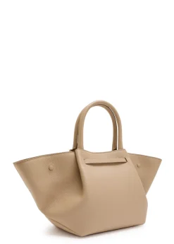 The New York midi grained leather tote