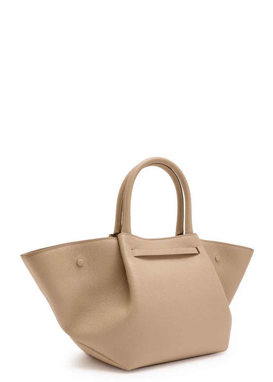 The New York midi grained leather tote