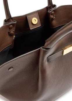 The New York midi grained leather tote