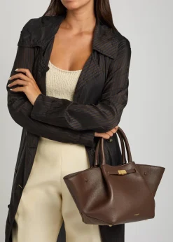 The New York midi grained leather tote