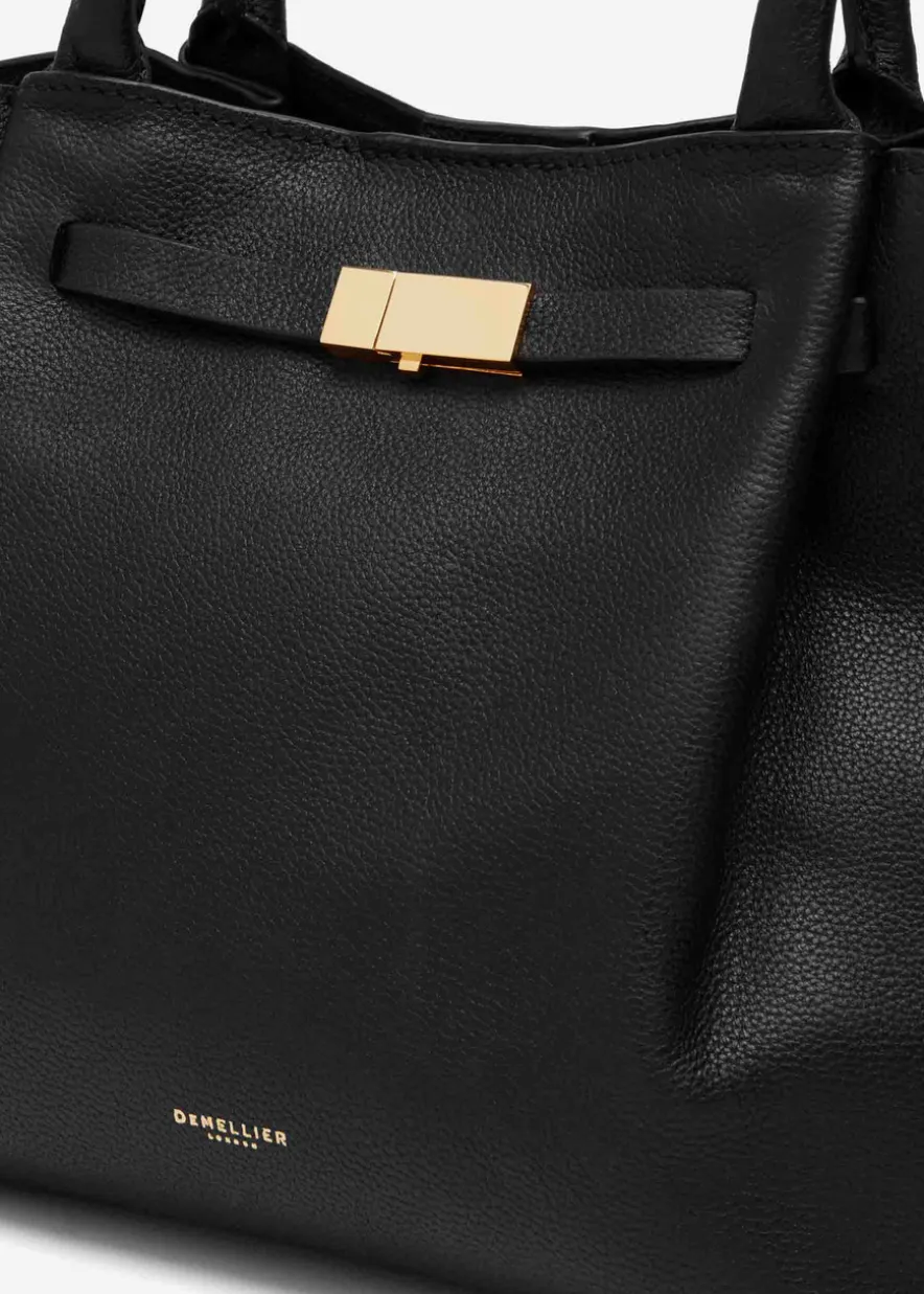The New York midi grained leather tote