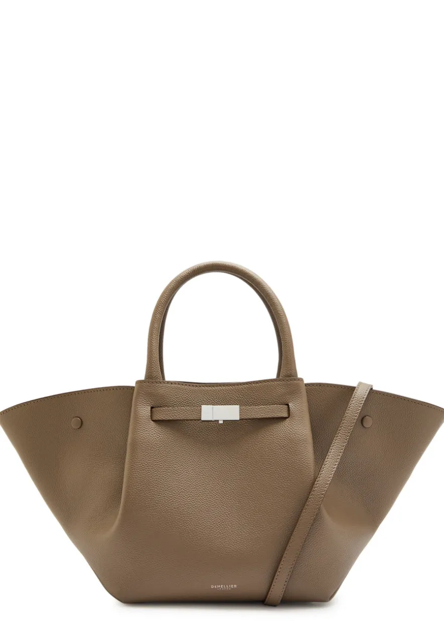 The New York midi grained leather tote
