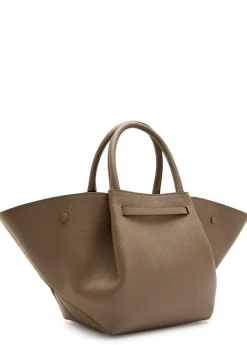 The New York midi grained leather tote