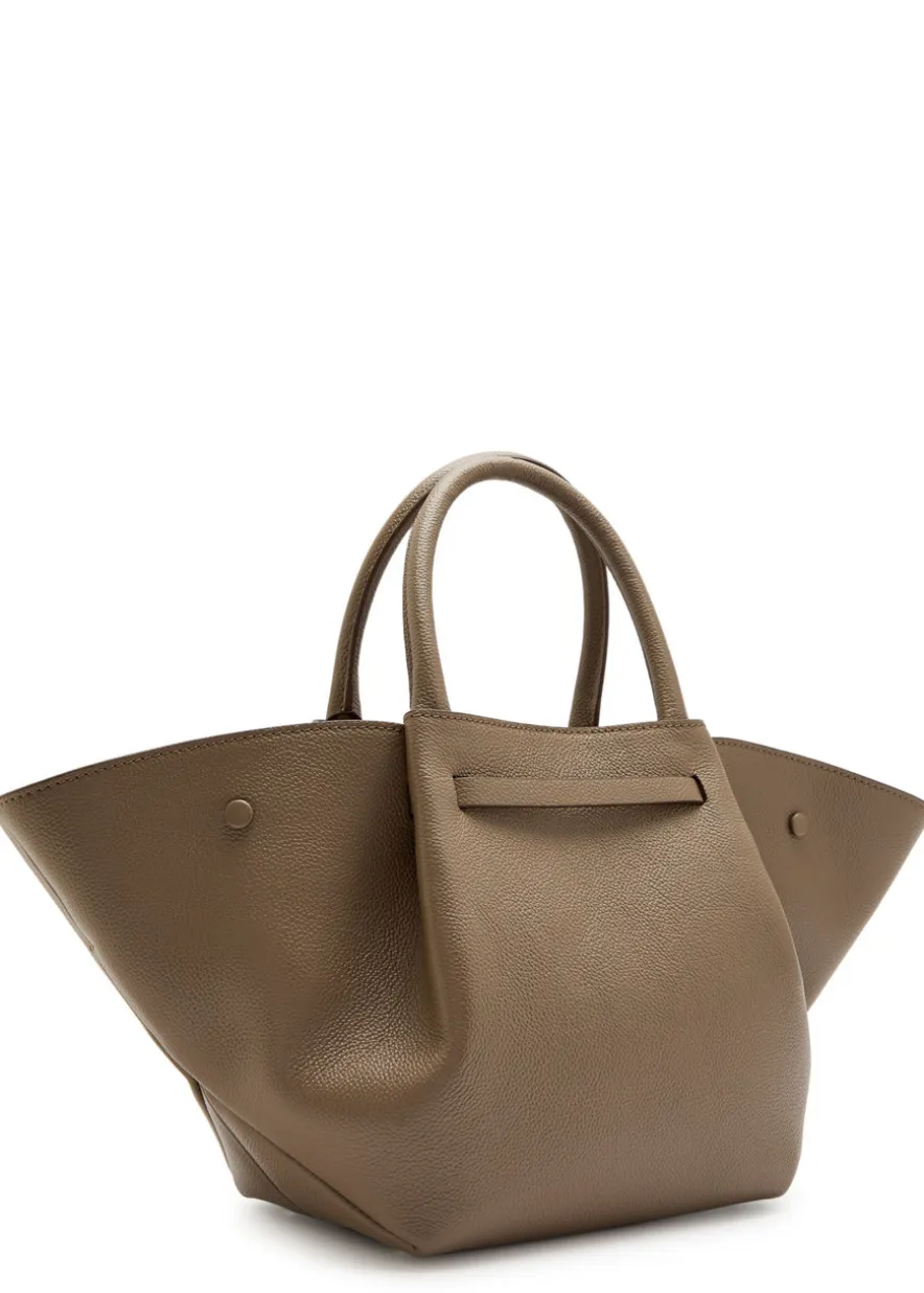The New York midi grained leather tote