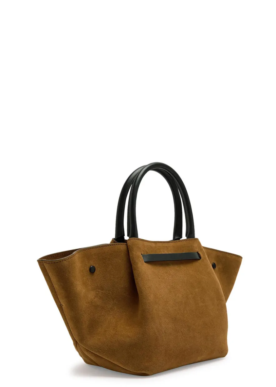 The New York midi suede tote