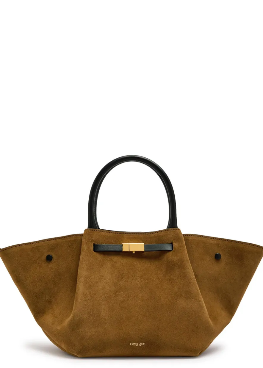 The New York midi suede tote