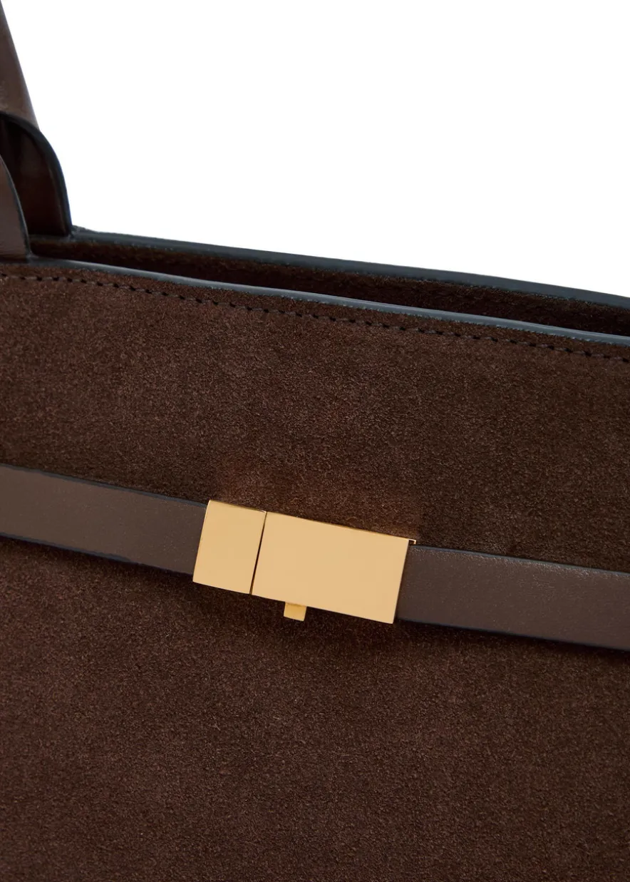 The New York suede shoulder bag