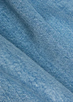 The Off Duty Drawstring Bow curved wide-leg jeans
