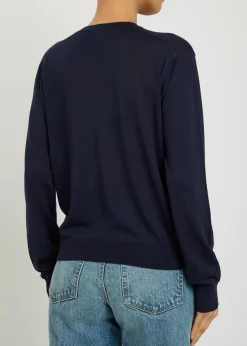 The Oscar V-neck wool jumper
