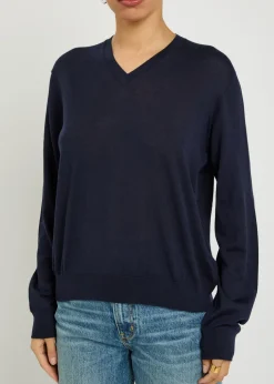 The Oscar V-neck wool jumper
