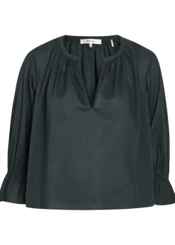 The Poet gathered cotton blouse