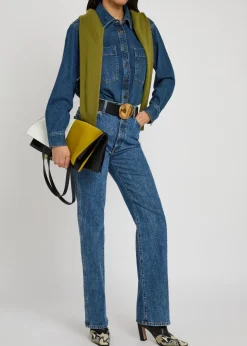 The Polished denim shirt