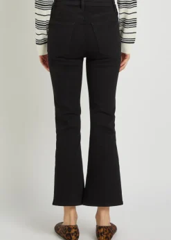 The Reboot Crop boot-leg jeans