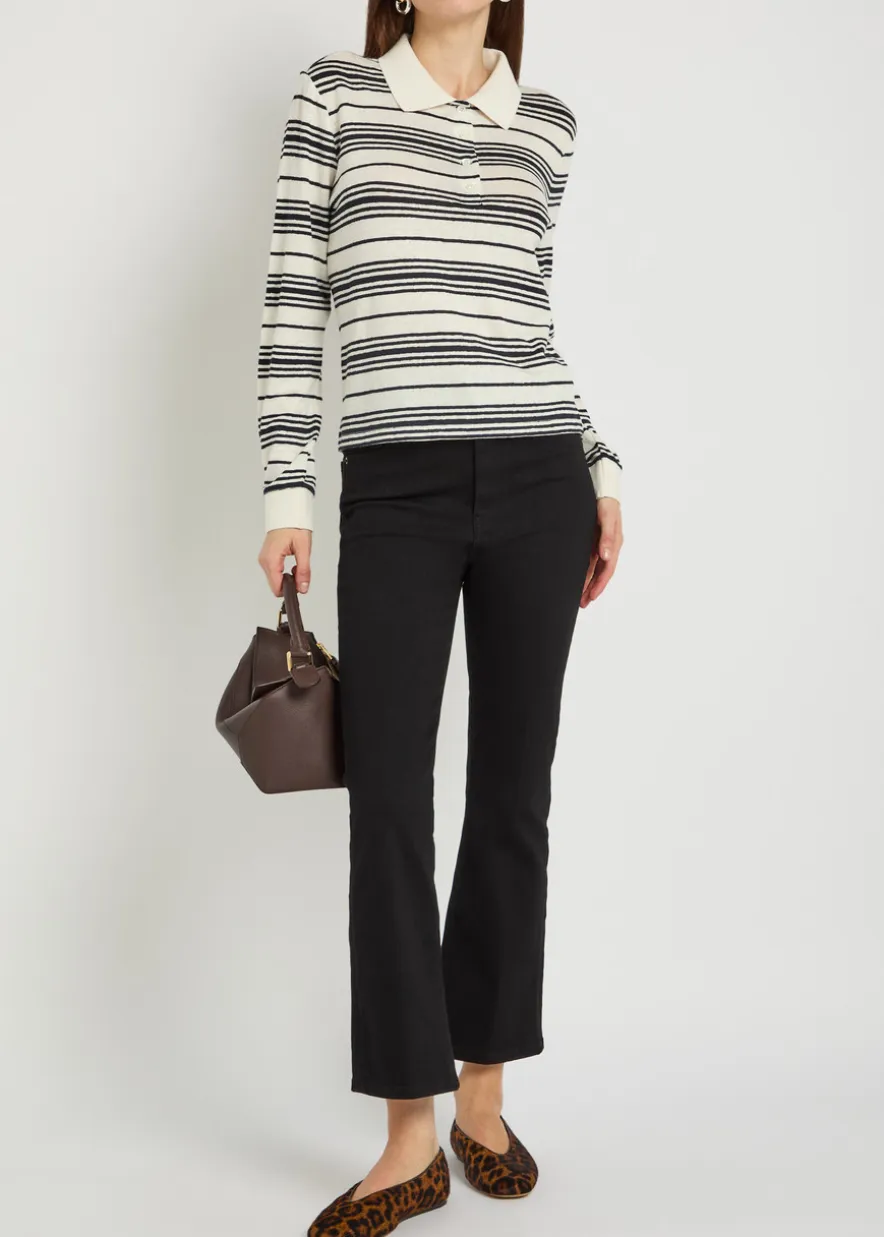 The Reboot Crop boot-leg jeans